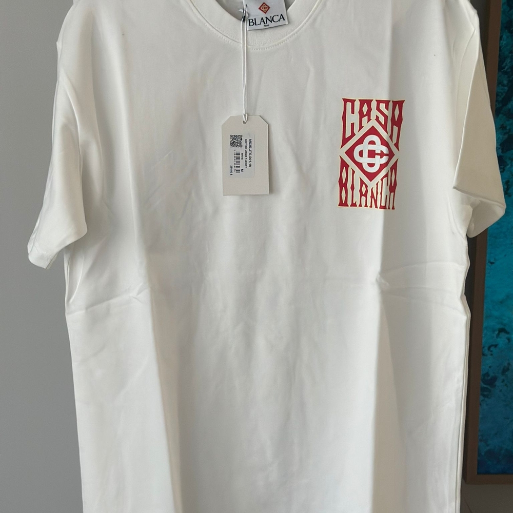Red and White Short Sleeve Tees